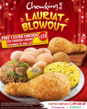 Chowking – Lauriat Blowout: FREE 1 Extra Chicken for Every Chicken Lauriat Order