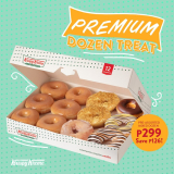 Krispy Kreme – Premium Dozen Treat for ₱299 (Save ₱126)