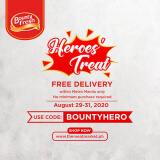 Bounty Fresh – Heroes Treat: FREE Delivery Within Metro Manila Only With Coupon Code