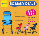 The SM Store – Buy 1, Get 1 Baby Company’s Picolo EZ Stroller at ₱1,899.75