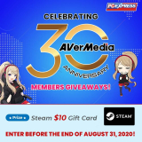 PC Express – AVerMedia Welcome Party – Giveaway: Win a Live Streamer 311 3-IN-1 Kit