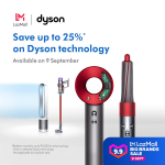 Dyson – 9.9 Lazada Big Brands Sale – Save Up to 25% on Dyson Products