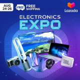 Lazada – Electronics Expo: Up to 80% Off + FREE Shipping