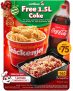 Jollibee – FREE 1.5L Coke for every 6-pc. or 8-pc. Chickenjoy with Jolly Spaghetti Pan
