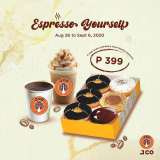 J.CO Donuts & Coffee – Pre-Assorted Half Dozen + 2 UNO-Sized Coffee for ₱399