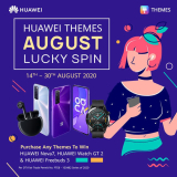 Huawei – Win Prizes When You Purchase Any Huawei Theme