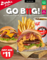 Zark’s Burgers – Buy Any Burger and Upgrade Your Meal for ₱11