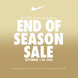 Nike Park Philippines – End of Season Sale: Up to 30% Off Selected Styles