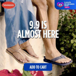 Havaianas – 9.9 Lazada Big Brands Sale: Get Up to 45% Off and FREE Shipping