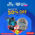 Pet Express – 9.9 Lazada Big Brands Sale: Up to 50% Off on Select Pet Accessories