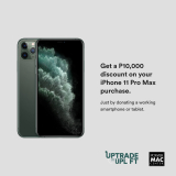 Power Mac Center – Get a ₱10,000 Discount on an iPhone 11 Pro Max When You Donate a Working Smartphone or Tablet