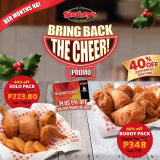 Shakey’s – Get 40% Off on Solo and Buddy Pack Chicken N’ Mojos