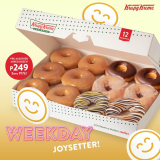 Krispy Kreme – Weekday Joysetter Deal: Pre-assorted Mixed Dozen for ₱249 (Save ₱176)