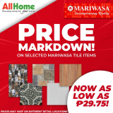 AllHome – Selected Mariwasa Tile Items for As Low As ₱29.75
