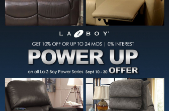 La-Z-Boy – Power Up Offer: Get 10% Off or Up to 24 Months 0% Interest Installment