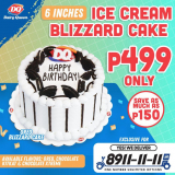 Dairy Queen – Hotline Exclusive Deal: 6-inch Ice Cream Blizzard Cake for ₱499