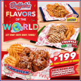 Buffalo’s Wings N’ Things – Boneless Chicken with New Flavors + Half Basket Waffle Cut Fries for ₱199