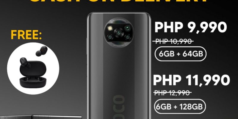 Mi – Buy a POCO X3 NFC and Get Mi True Wireless Earbuds for FREE