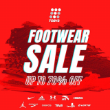Toby’s Sports – Footwear Sale: Up to 70% Off