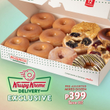 Krispy Kreme – Delivery Exclusive Deal: Pre-assorted Mixed Dozen for ₱399 (Save ₱91)
