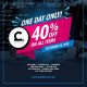 Capital – One Day Only: 40% Off on All Items