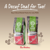 Tim Hortons – Buy Two Decaf Retail Packs for Only ₱600 (Save Up to ₱600)