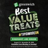 Greenwich – Screenshot and Redeem Promo: Get Coupons and Redeem Selected Best Value Treats