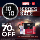 Miniso – 10.10 Sale: Get Up to 70% Off on Marvel x Miniso Items