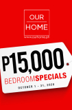 Our Home – ₱15,000 Bedroom Specials