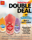 McDonald’s – Buy 1, Get 1 FREE McFreeze
