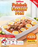 Jollibee – Palabok Family Pan for ₱320 (Save ₱76)