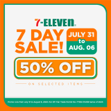 7-Eleven – 7 Day Sale