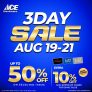 ACE Hardware – 3-Day Sale
