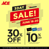 ACE Hardware – 3-Day Sale: Get 30% Off on Selected Items