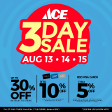 ACE Hardware – 3-Day Sale: Get Up to 30% Off