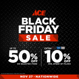 Ace Hardware – Black Friday Sale: Up to 50% Off + Extra 10% Off