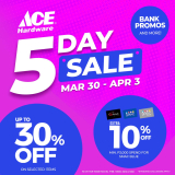 ACE Hardware – 5-Day Sale: Get Up to 30% Off