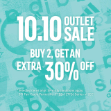 Adidas – 10.10 Outlet Sale: Buy 2 Get an Extra 30% Off