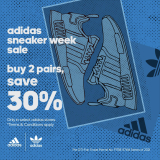 Adidas – Sneaker Week Sale: Buy 2 Pairs and Save 30%
