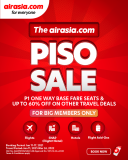 Air Asia – PISO Sale (For Big Members)
