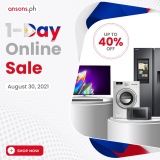 Anson’s – National Heroes Day: 1-Day Online Sale: Up to 40% Off