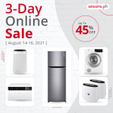 Anson’s – August 3-Day Online Sale: Get Up to 45% Off