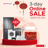 Anson’s – Chinese New Year Deal: 3-Day Online Sale