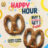 Auntie Anne’s – Buy 1 Get 1 FREE Pretzels Promo