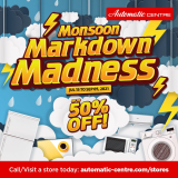 Automatic Centre – Monsoon Markdown Madness: Get Up to 50% Off
