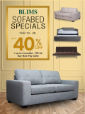 BLIMS Fine Furniture – Sofabed Specials: Up to 40% Off