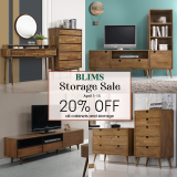 BLIMS – Storage Sale: Get 20% Off on All Cabinets and Storage