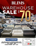 BLIMS Warehouse Sale