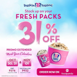 Baskin-Robbins – Get 31% Off on All Fresh Packs