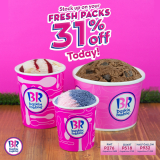 Baskin-Robbins – Get 31% Off Fresh Packs